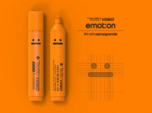 Evidenz. Tratto Video Emotion -arancione #trattosenzaparole