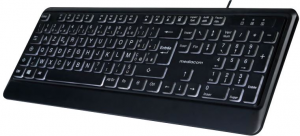 Light USB Keyboard CX219 black -tasti retroilluminati