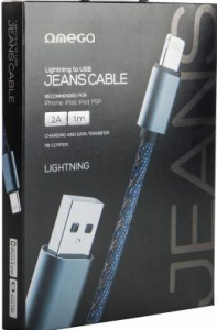 Lightning Jeans Cable 2A -1MT for Apple