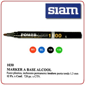 Marker Power-line 1000 3mm -rosso