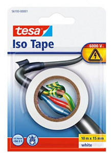 Nastro ades. isolante WH tesa -10mt x15mm