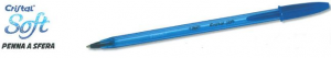 Penna Cristal SOFT a sfera 1,2mm -blu
