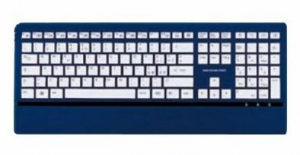 Slim Keyboard Cx7730 blu - tastiera con cavo
