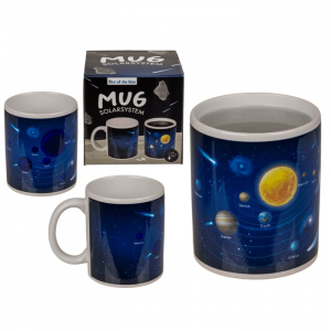 Tazza / mug 'sistema solare' in ceramica Cold-Hot