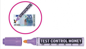 TEST control money marker