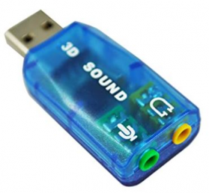 USB 3D Sound 5.1 (3,5mm Microfono + Altoparlante)