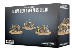 WARHAMMER 40K: ASTRA MILITARUM CADIAN - HEAVY WEAPON SQUAD