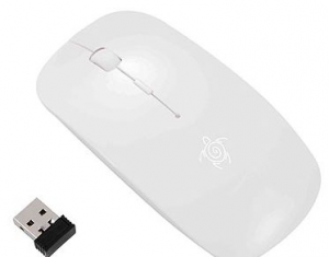 Wireless Flat Mouse Ax840 -Wh