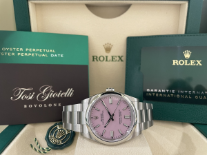 ROLEX 126000  Oyster Perpetual  Pink-Rosa  36mm