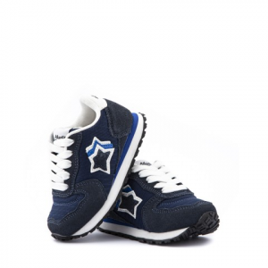 Atlantic Stars Icaro 9 sneaker blu e bianca bambino lacci