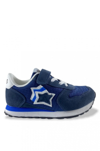 Atlantic Stars Ben 33 sneaker blu velcro e lacci bambino