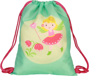 I-Total Sacca zaino per bambini con corde elastiche comode Fairy Fata