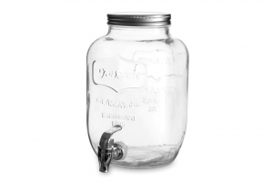 Drink dispenser per bibite in vetro con rubinetto 4 litri