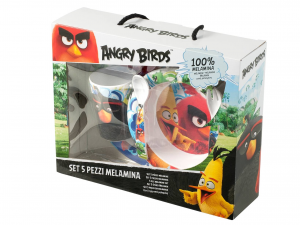 Set pappa 5 pezzi Angry Birds Rovio 