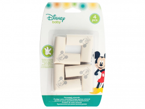 Set 4 paraspigoli Mickey Disney assortiti  5,3x5,3x2,5 cm