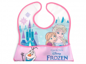 Bavaglino Frozen Disney con tasca raccogli pappa