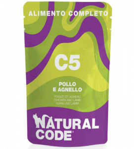 Natural Code Cat - Adult - Completo - 70g x 12 buste