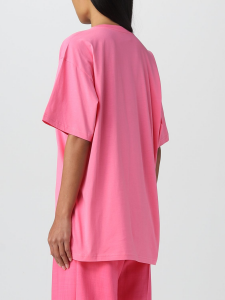 T-shirt rosa over moschino couture