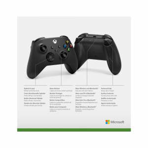 Microsoft Xbox Wireless Controller Black Gamepad Xbox One,Xbox One S,Xbox  One X Analogico/Digitale Bluetooth/USB Nero