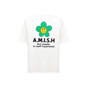 AMISH Maglietta Maniche Corte T-Shirt White 