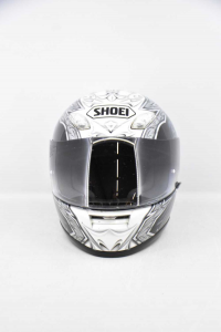 Helm Motorrad Shoei Weiß Schwarz Fantasie Diabolic Ed.limitiert Größexs 53-54mm