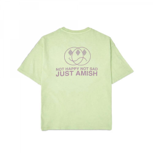 AMISH Maglietta Maniche Corte T-Shirt Just Pale Green 