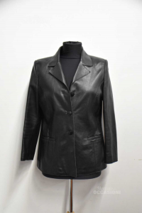 Jacket Woman In Real Leather Idee Leather Conegliano Size S / M