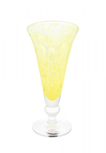 Ice Cream Sundae Glass Cup Grit Yellow (6pcs)