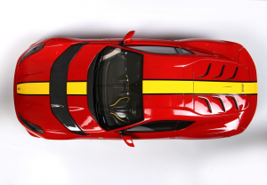 Ferrari 812 Competizione 2021 Rosso Corsa 322 With Plexi Case Ltd 212 Pcs - 1/18 BBR