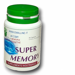 Emal Super Memory. Supplemento Nootropico Naturale 50 capsule