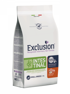 EXCLUSION MONOPROTEIN VET DIET  INTESTINAL PORK AND RICE SMALL BREED 2kg