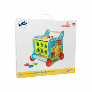 Carrello primi passi in legno Balenottera Gioco per bambini Small Foot  Legler