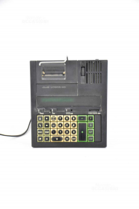 Rechner Elektrisch Jahrgang Olivetti Logos 60 Schwarz Mit Kabel