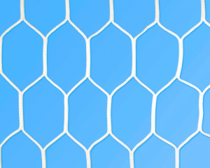 Rete per porte da calcio di dimensioni ridotte (maglia esagonale) 4m × 2m, Ø 6,0mm