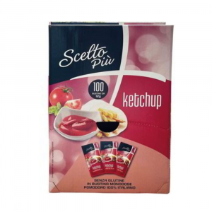 Scelto Più Ketchup Senza Glutine 100 bustine monoporzione da 12 gr