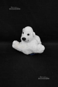 Stuffed Animal Trudi Small Bear Polar White Sit 9 Cm Approx