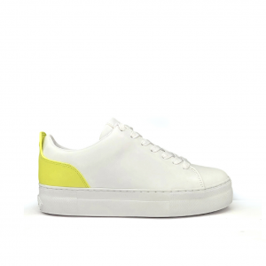 Sneakers bianche/lime Guess