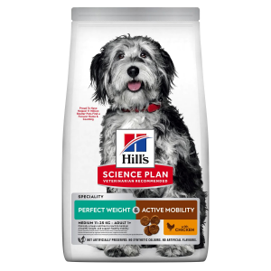 Hill's - Science Plan Canine - Medium - Adult 1+ - Perfect Weight & Active Mobility - 12kg