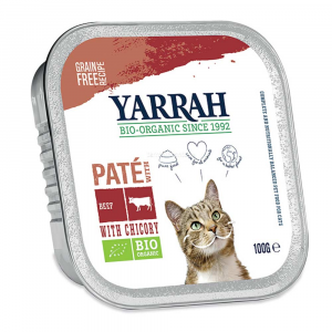 Paté per gatti manzo e cicoria Yarrah