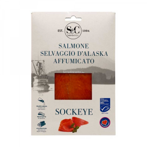 Salmone selvaggio d'alaska affumicato sockeye Salmon & co