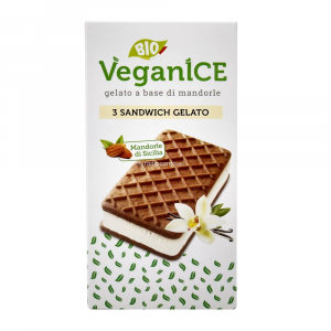 Biscotto Gelato Vegan con latte di mandorla Vegan ice