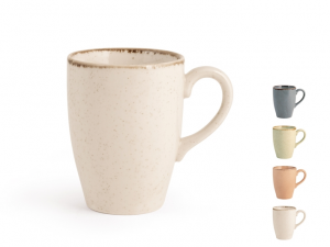 H&H tazza mug porcellana colori assortiti