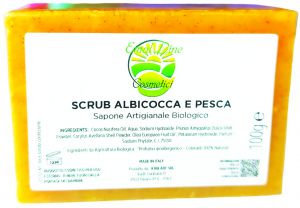 Sapone Artigianale Biologico Scrub Pesca&Albicocca 100gr