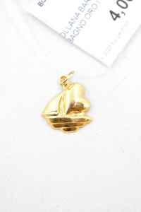 Necklace Pendant Sailboat In Silver 925,bathroom Gold