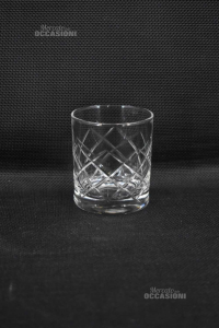Glasses Crystal For Bitter Fantasy Rhombuses 6 Pieces 8 Cm
