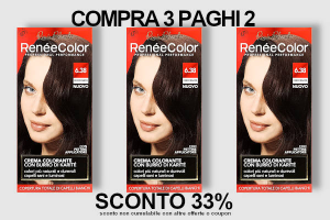 Renée Color crema colorante permanente 6.38 Cioccolato offerta 3x2