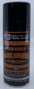 Aqueous Black Surfacer 1000 Spray 170ml