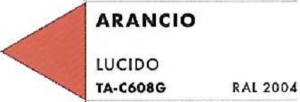 Arancio Aviazione Lucido acrilico a base alcolica, 30ml.