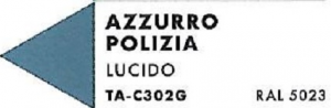 Azzurro Polizia Lucido ,acrilico a base alcolica, 30ml.