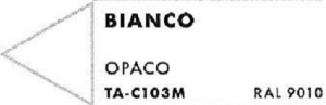Bianco Opaco vernice acrilica a base alcolica, 30ml.